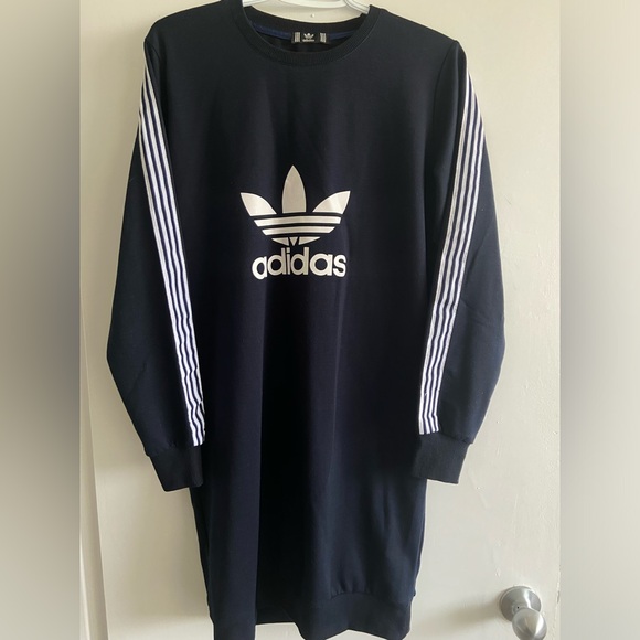 Adidas Long Sleeve Dress - Medium, Cotton, Pre-Loved - Picture 3 of 4
